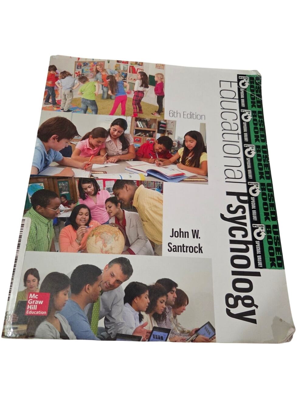 Educational Psychology by John W. Santrock 6th Edition Paperback Good